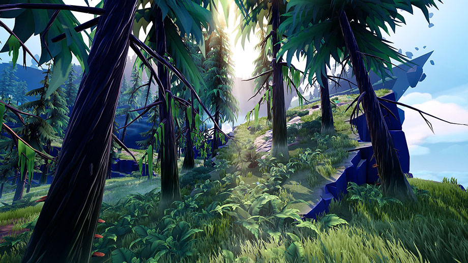 In-game screenshot, before and after
