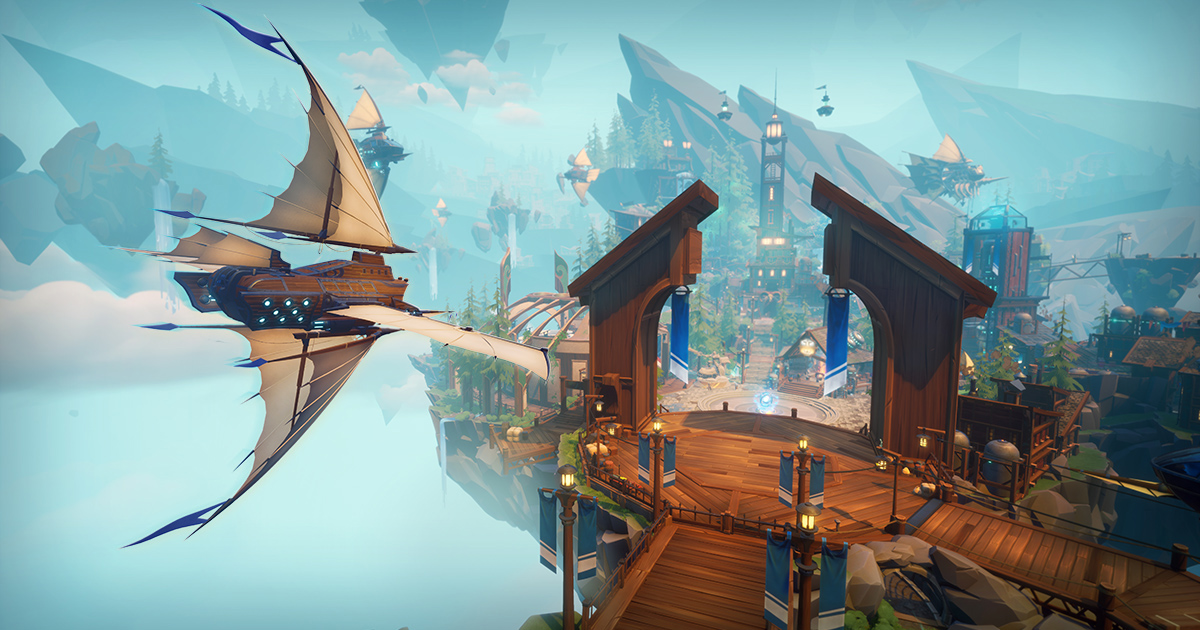 An Airship approaching Ramsgate