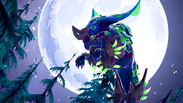 Fenroar on its platform