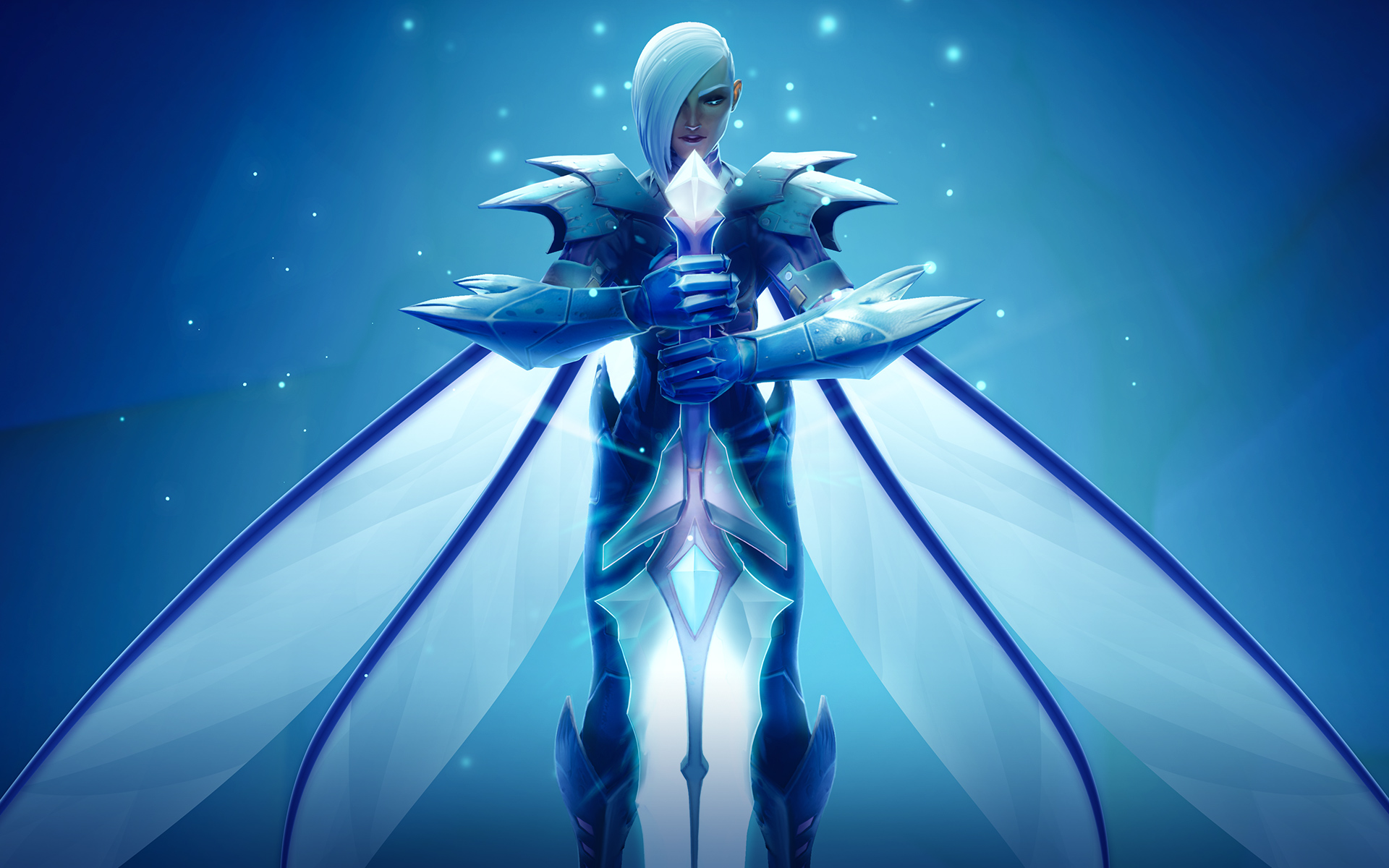 A Slayer holding their sword
