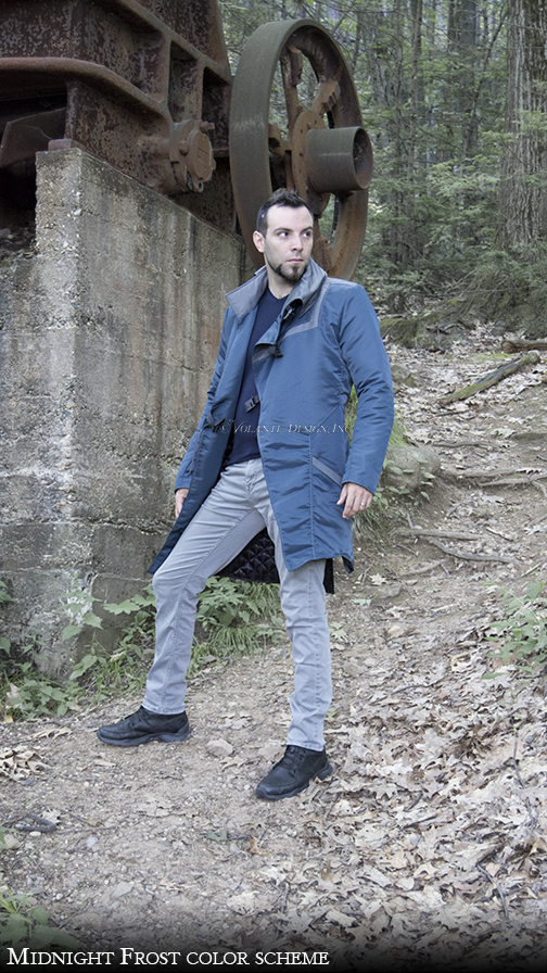 Zaga Coat in "Midnight Frost"